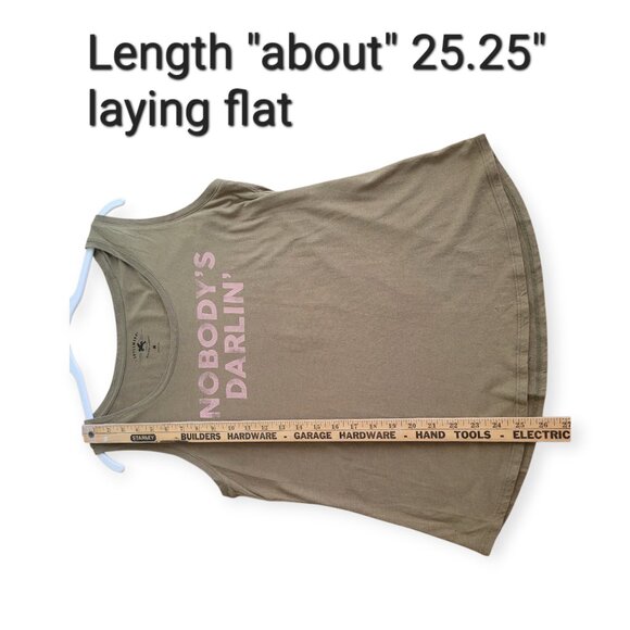 Idyllwind olive sleeveless tank top Women's size medium EUC - Picture 12 of 14